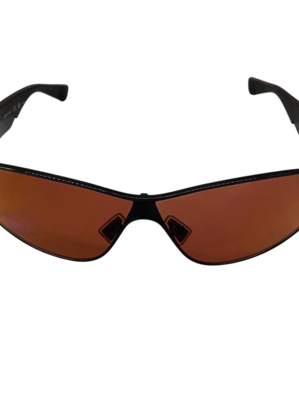 BOTTEGA VENETA MEN'S BROWN TINTED METAL FRAME SUNGLASSES